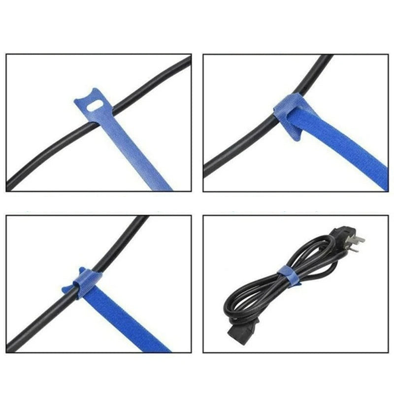 attache cable velcro