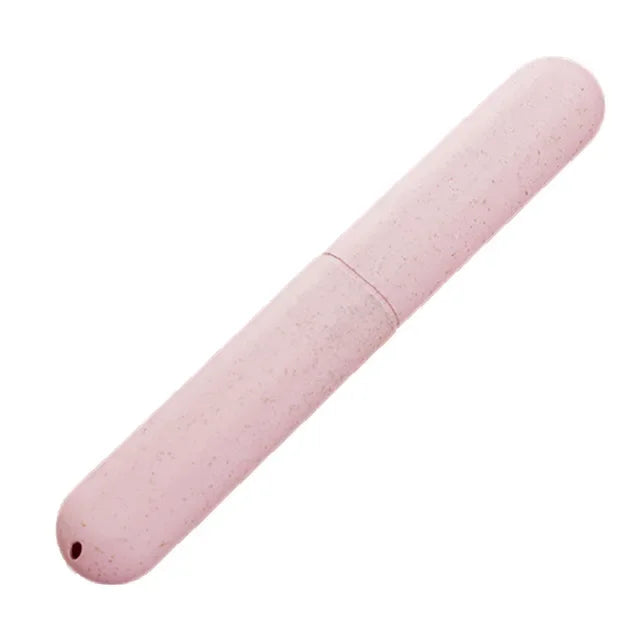 boite brosse a dent voyage Rose