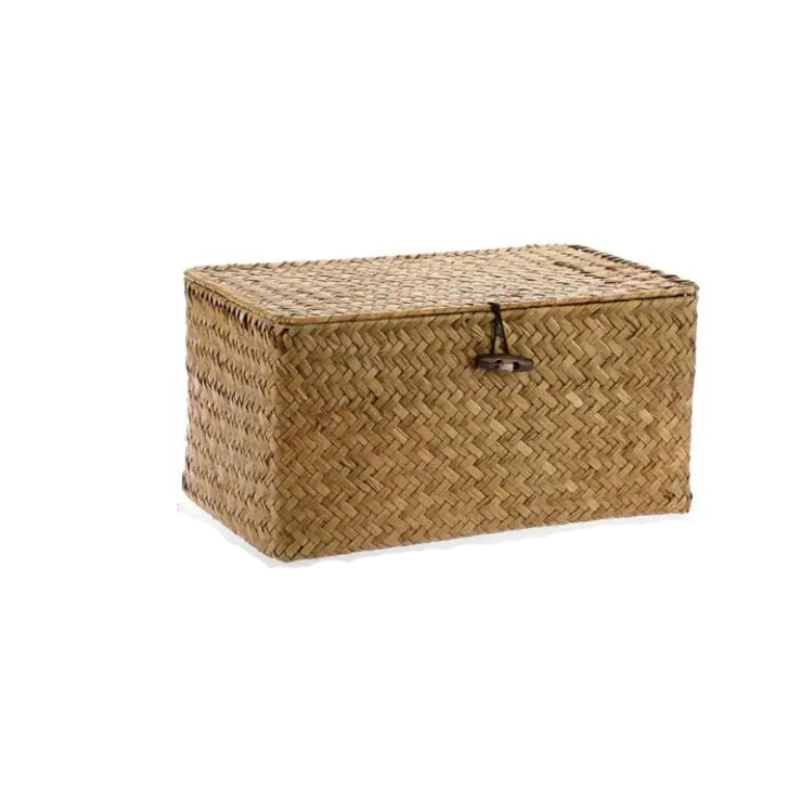 boite tressee avec couvercle L