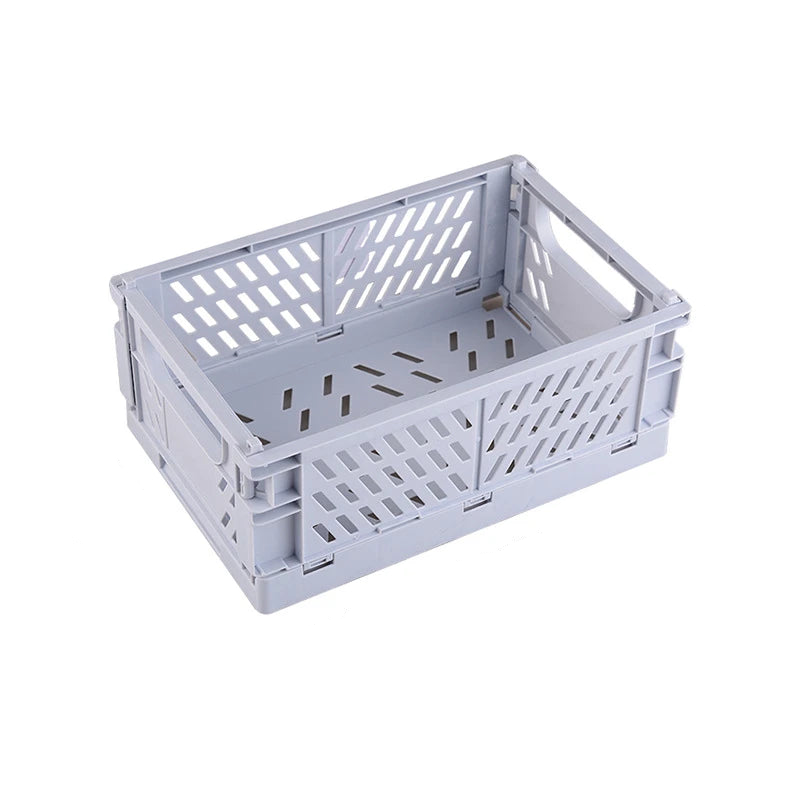 cagette plastique pliable Bleu M