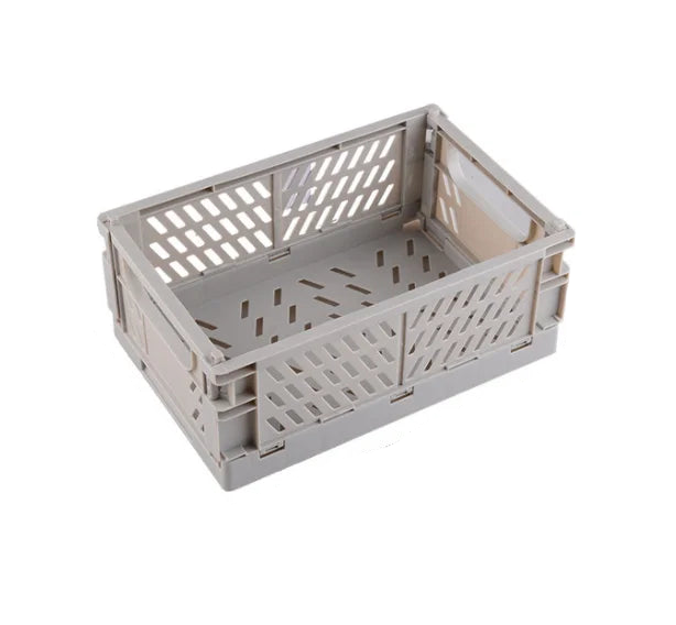 cagette plastique pliable Gris L