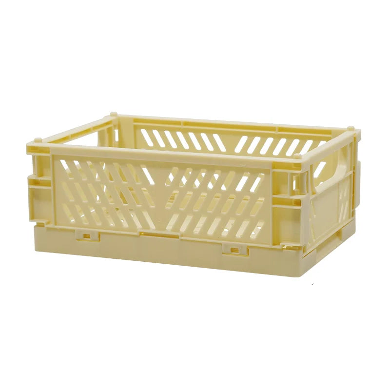 cagette plastique pliable Jaune M