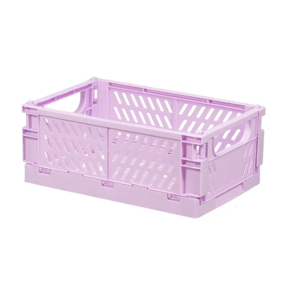 cagette plastique pliable Violet L