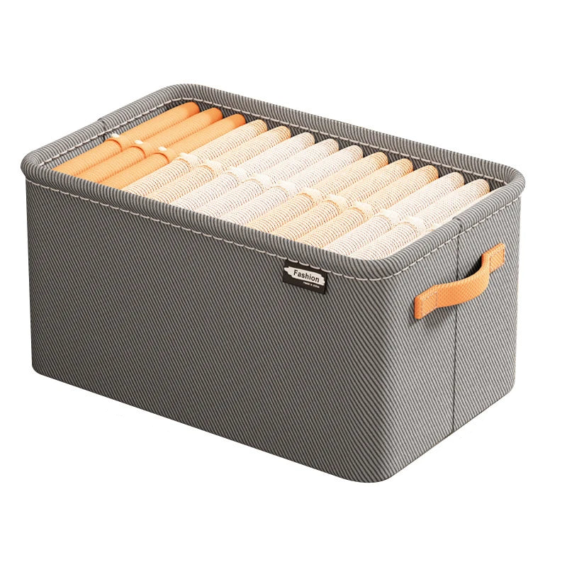 caisse rangement vetement Gris XL