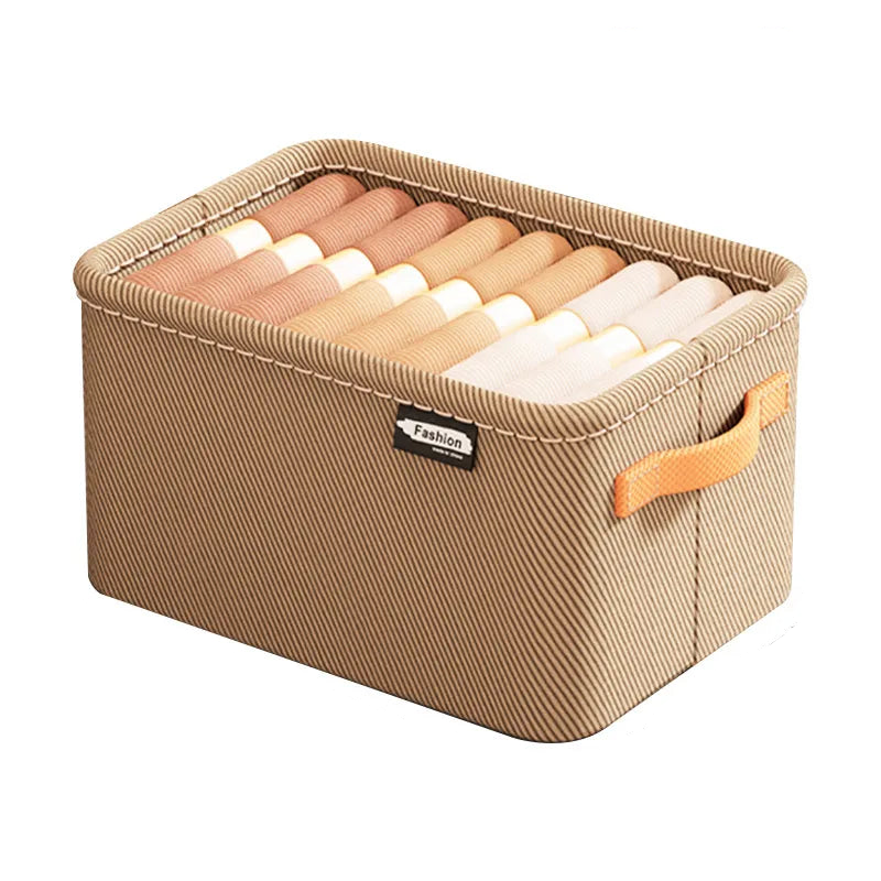 caisse rangement vetement Marron M