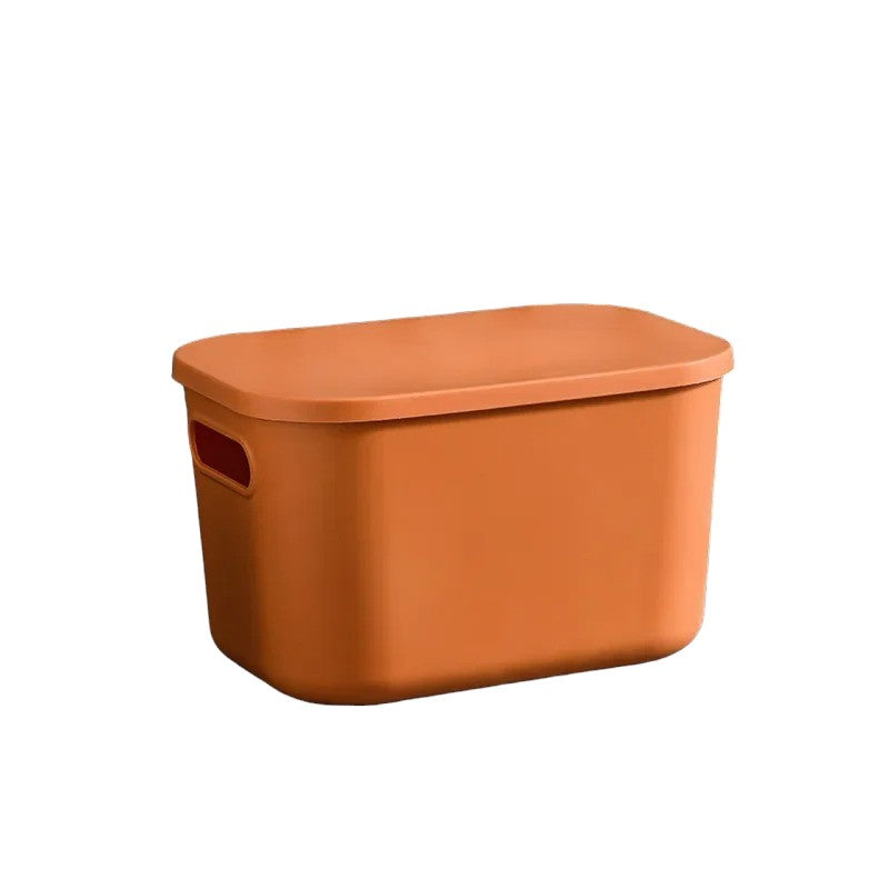 caisse rangement en plastique Orange L