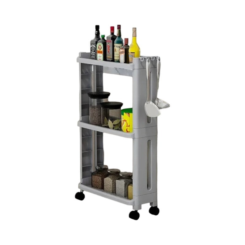 chariot de rangement cuisine Gris