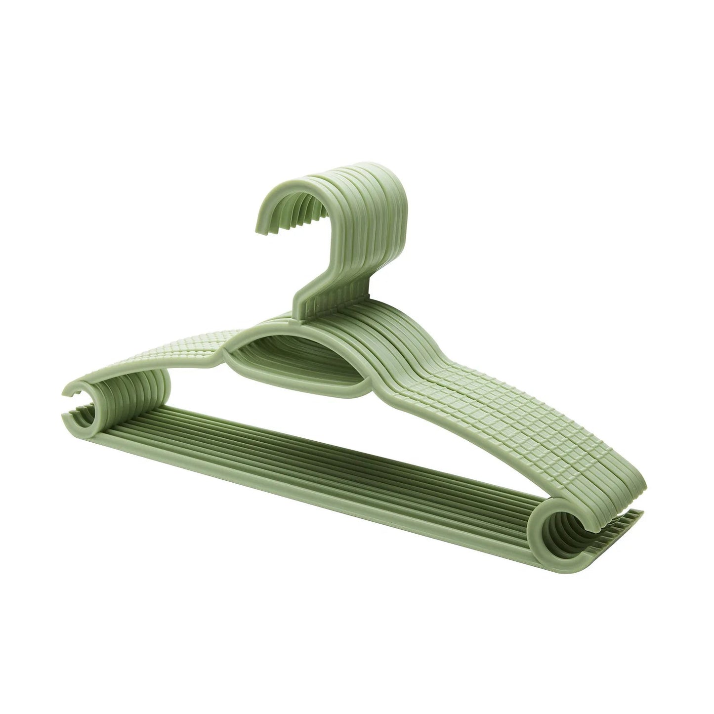 cintre en plastique Vert