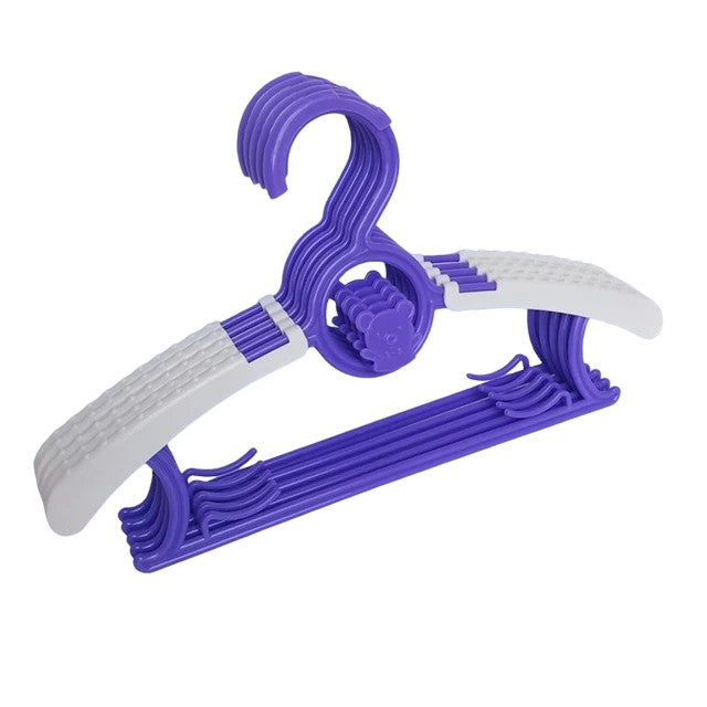 cintre vetement bebe Violet 5 pièces