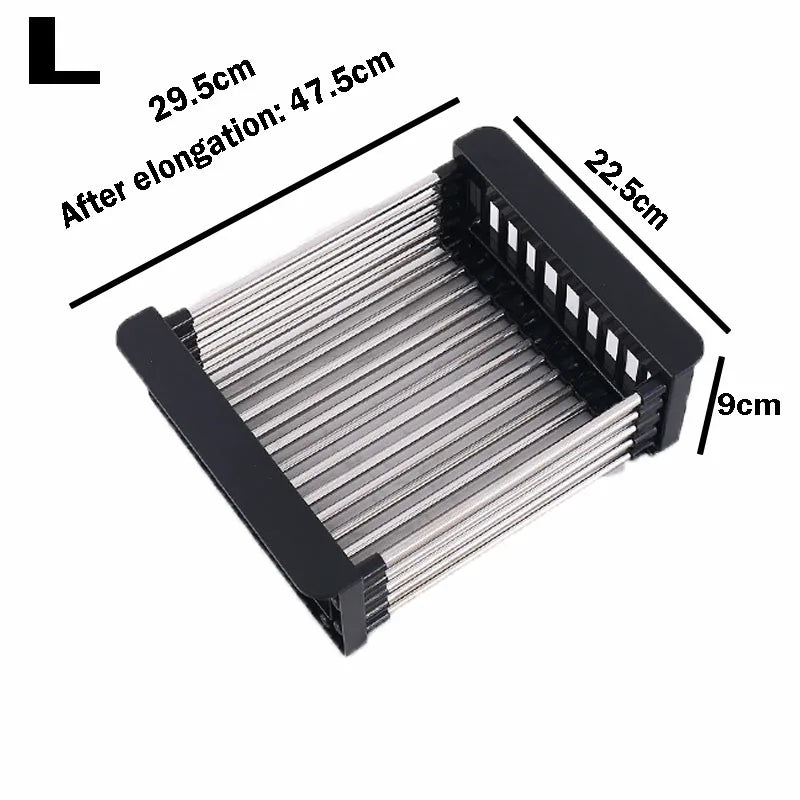 egouttoir evier cuisine Noir L