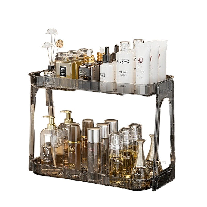 etagere rangement maquillage Gris