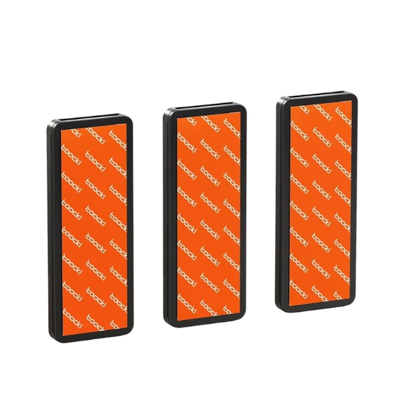 fixation prise murale Noir 3 pièces