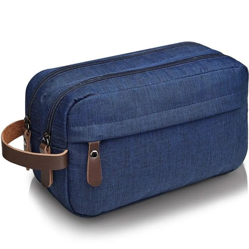 grande trousse de toilette homme Bleu