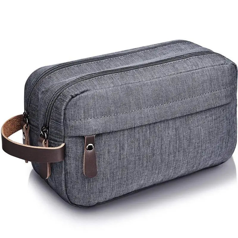 grande trousse de toilette homme Gris