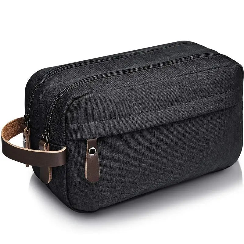 grande trousse de toilette homme Noir
