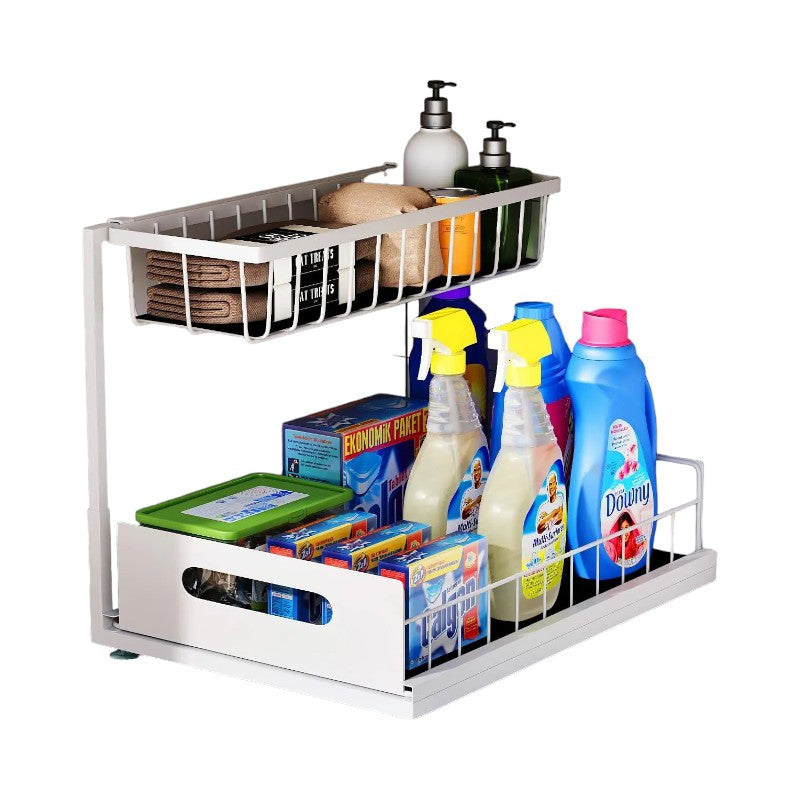 amenagement sous evier Blanc