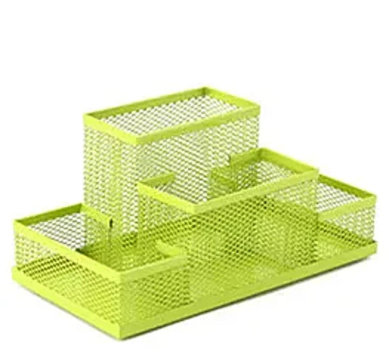 organisateur de bureau metal Vert