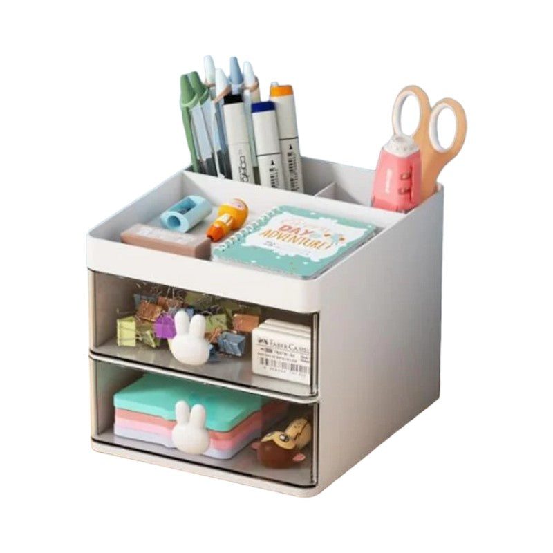 organisateur bureau enfant Blanc