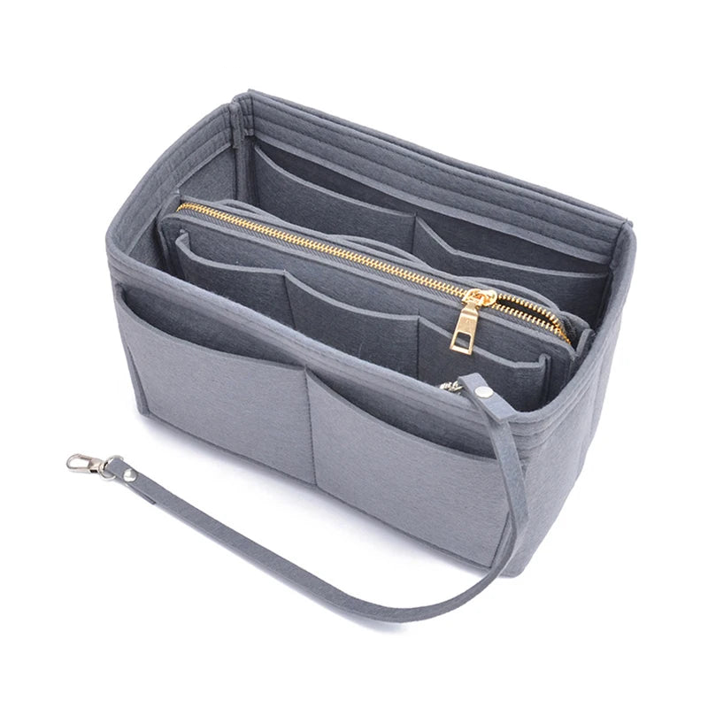 organisateur de sac a main Gris L