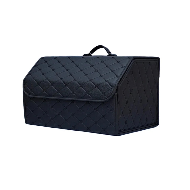 organisateur de voiture cuir Noir L
