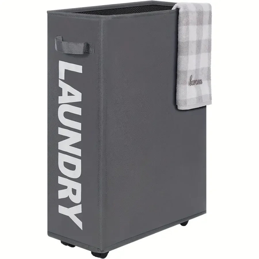 panier linge sale roulette Anthracite