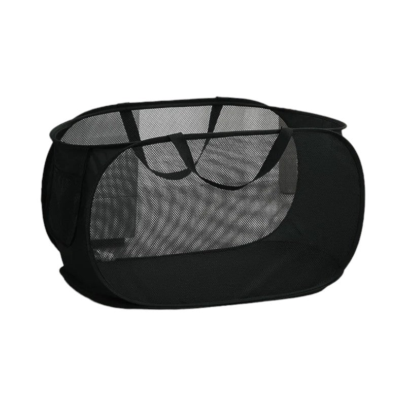 panier a linge sale pliable Noir
