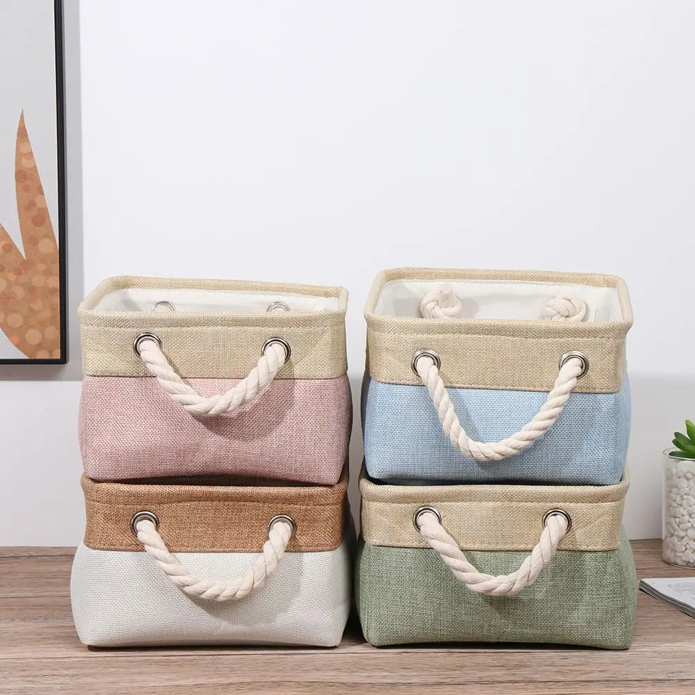 panier rangement tissu