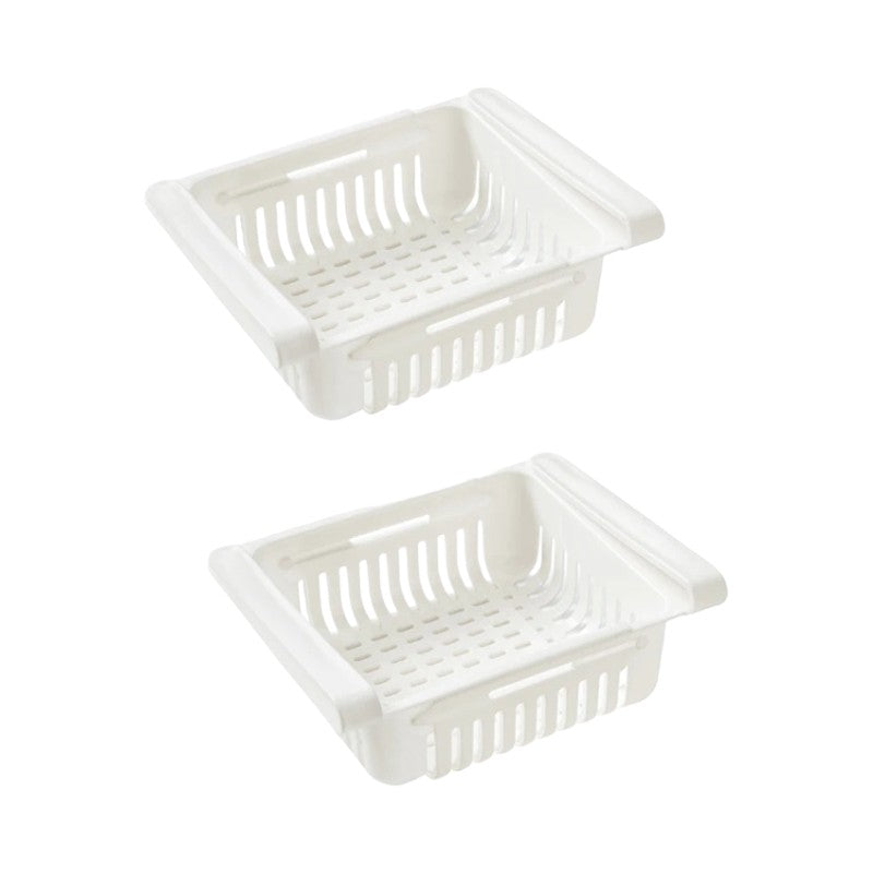 panier frigo Blanc 2 pièces