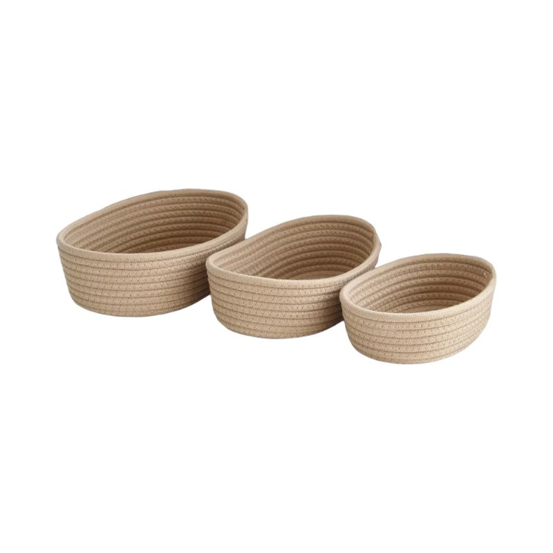 panier tisse Marron S
