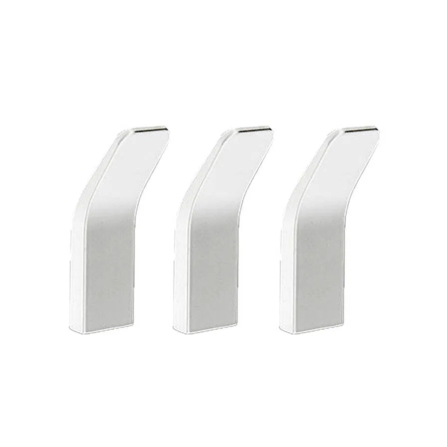 patere murale design Blanc 3 pièces