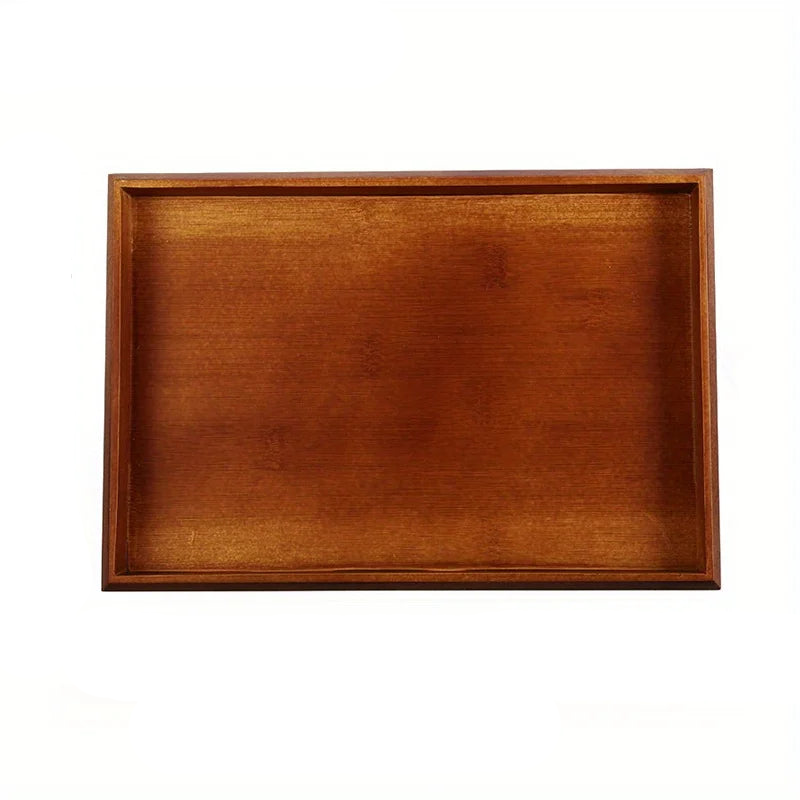 plateau de service bois Bois sombre XL