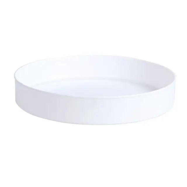 plateau tournant rangement Blanc