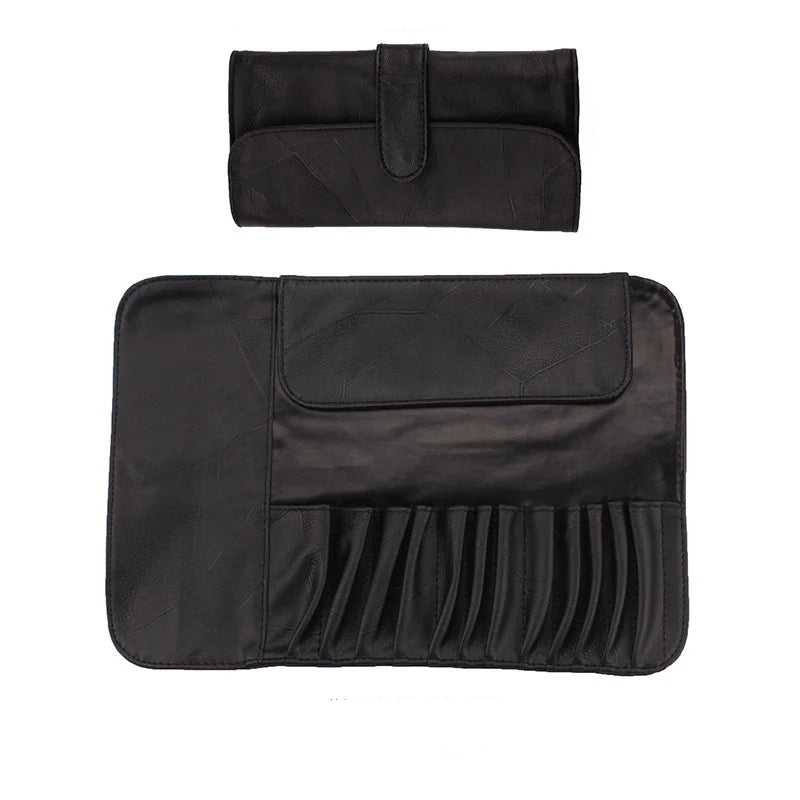pochette pinceaux maquillage Noir 12 emplacements