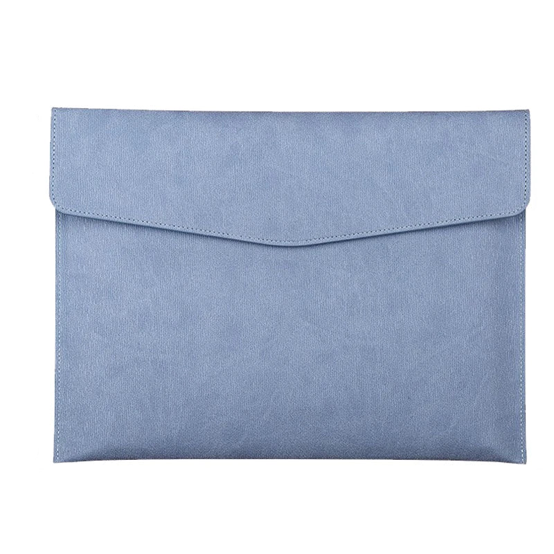 pochette porte documents Bleu