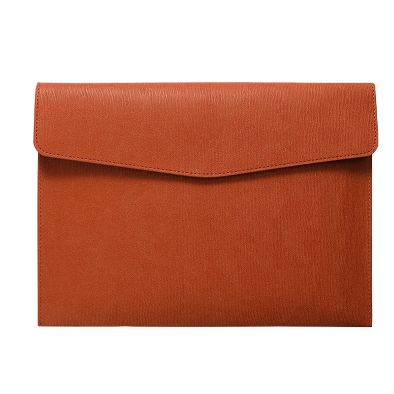 pochette porte documents Marron