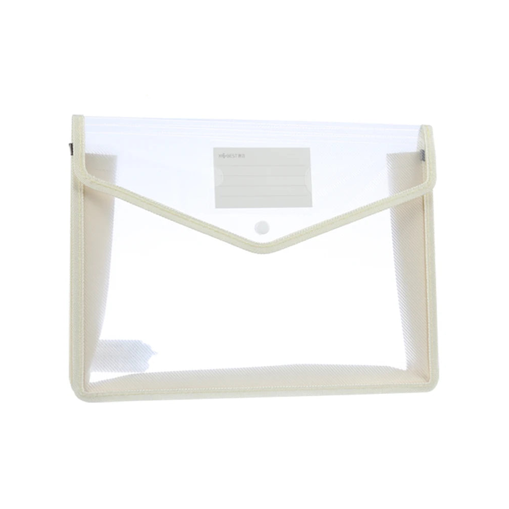 pochette range document Beige
