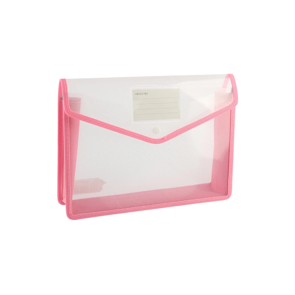 pochette range document Rose