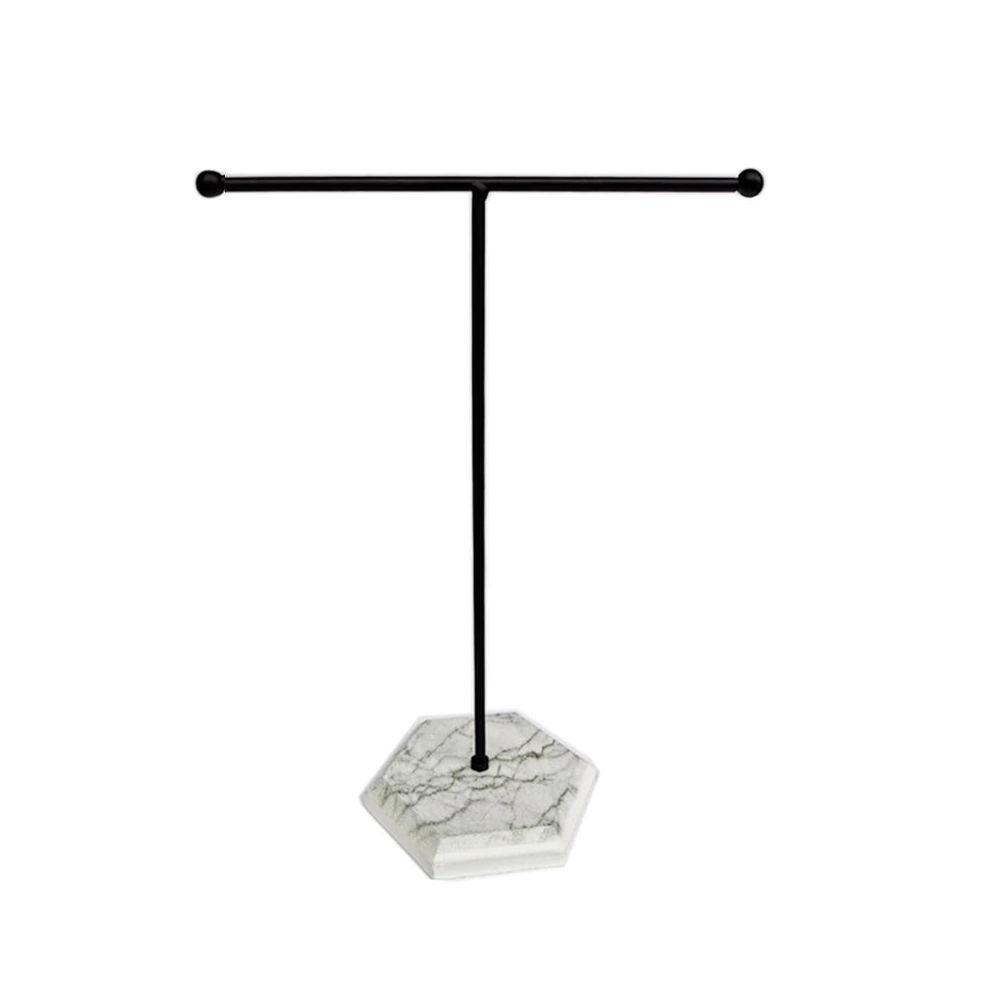 porte collier Noir Blanc