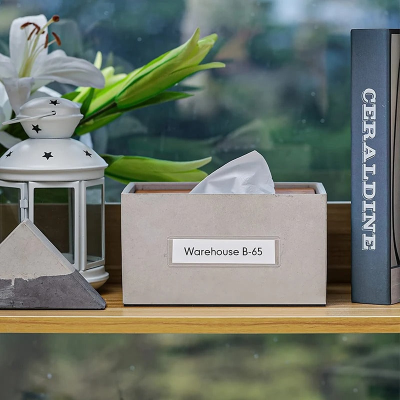 porte etiquette autocollante