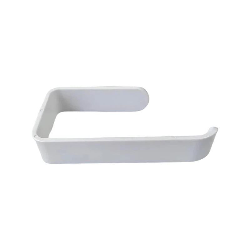 porte papier toilette adhesif Blanc