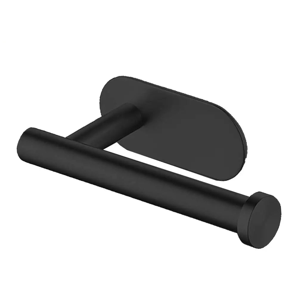 porte papier toilette mural Noir