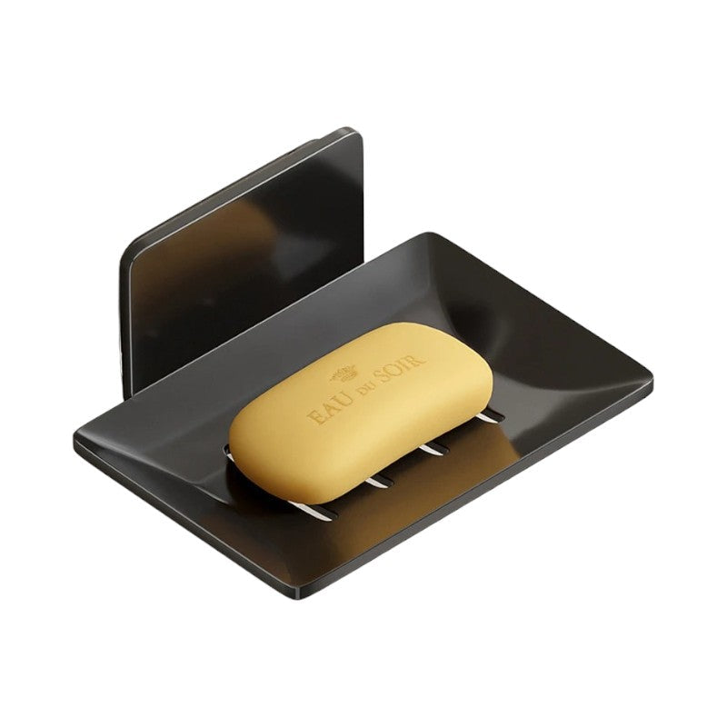 porte savon douche sans percer Noir