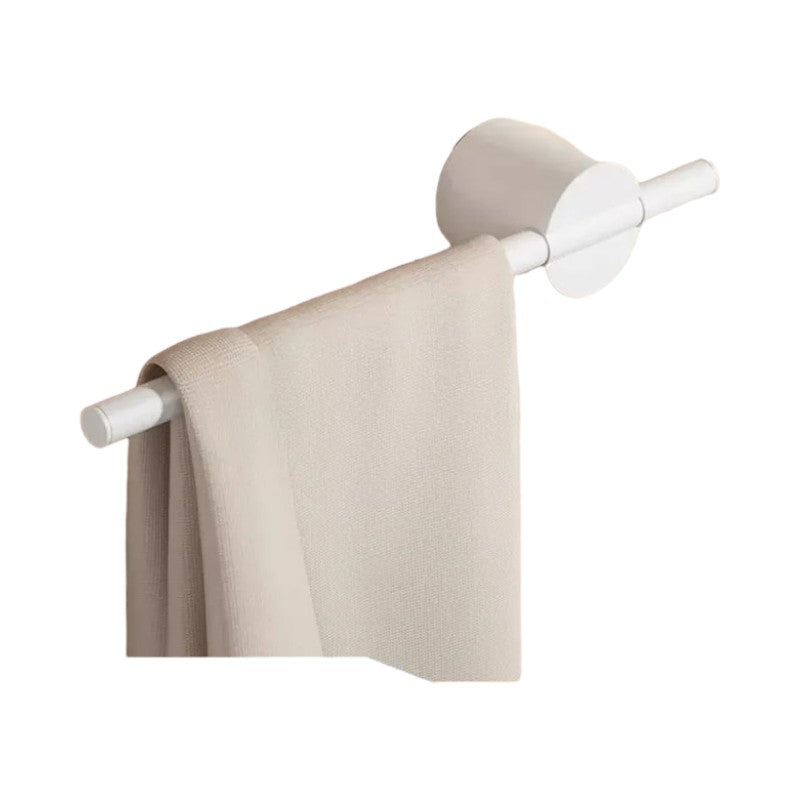 porte serviette mural design Blanc 30 cm