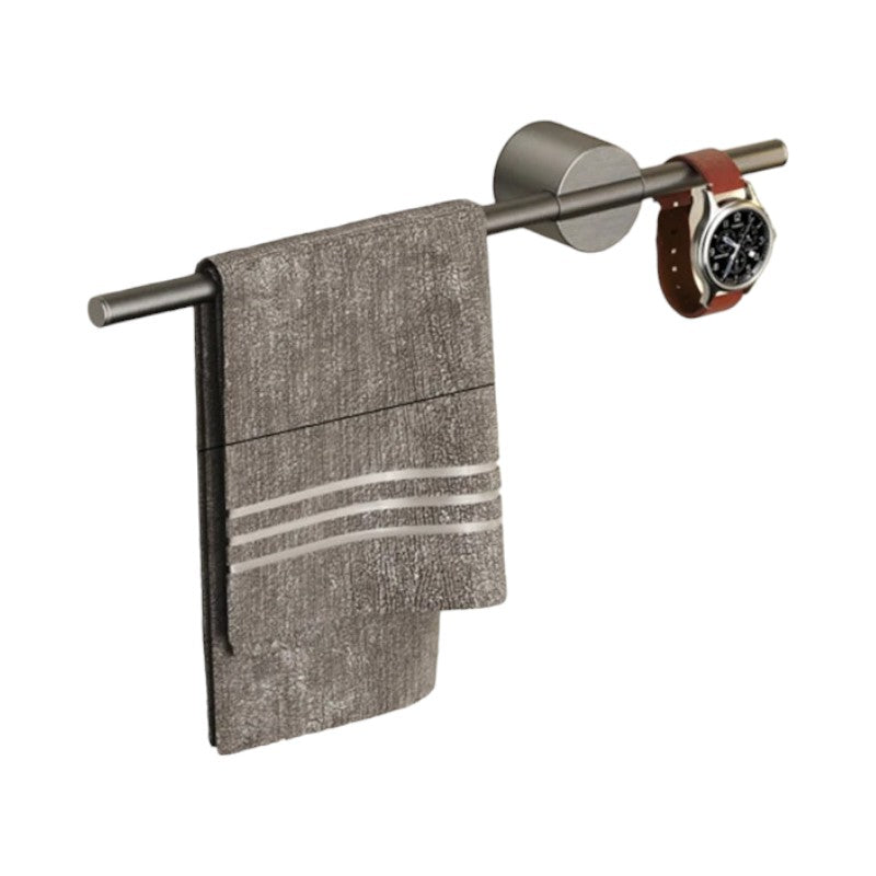 porte serviette mural design Gris 40 cm