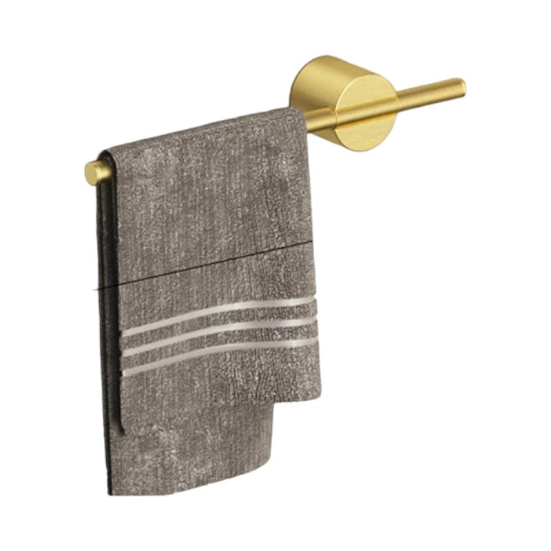 porte serviette mural design Or 30 cm