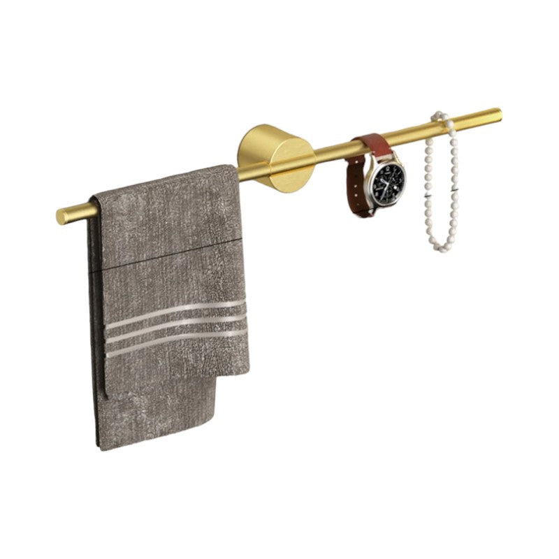 porte serviette mural design Or 50 cm