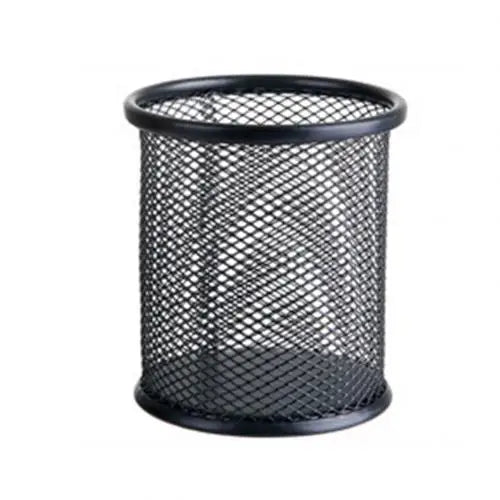 pot a crayon metal Noir