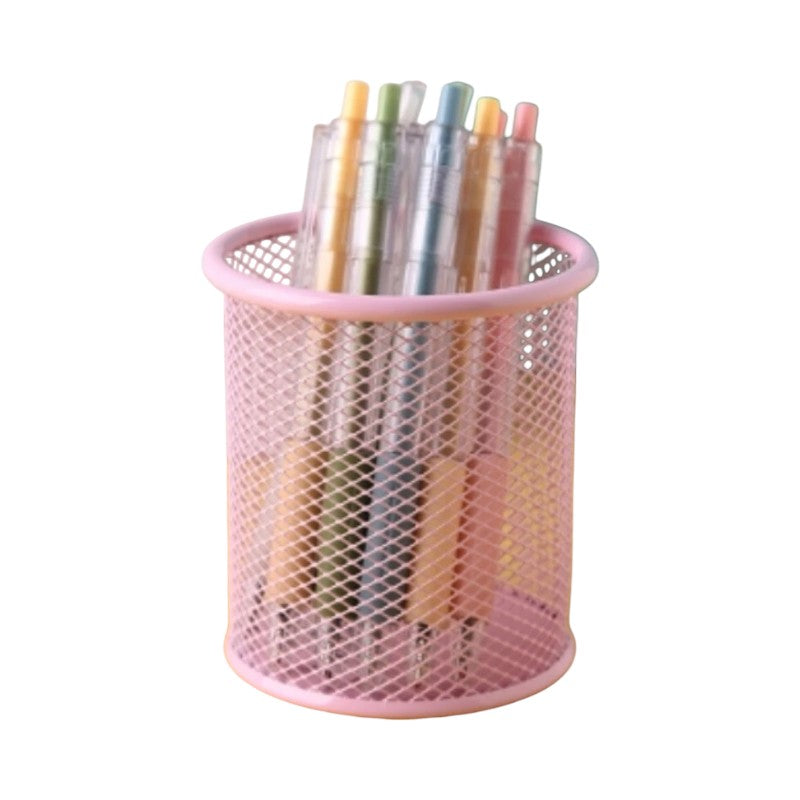 pot a crayon metal Rose