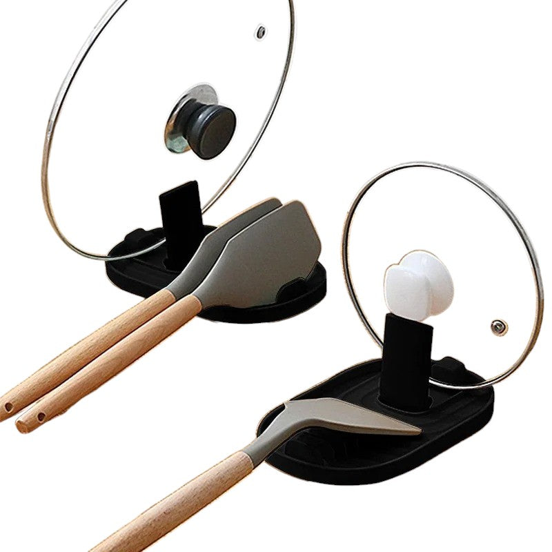 repose cuillere cuisine Noir