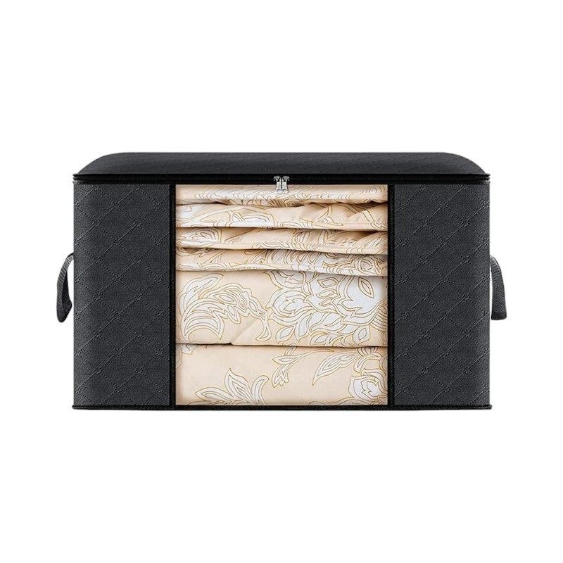 sac rangement linge Noir